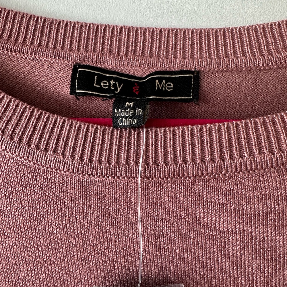 Lety & Me Size Medium Light Weight Sweater - Picture 3 of 8